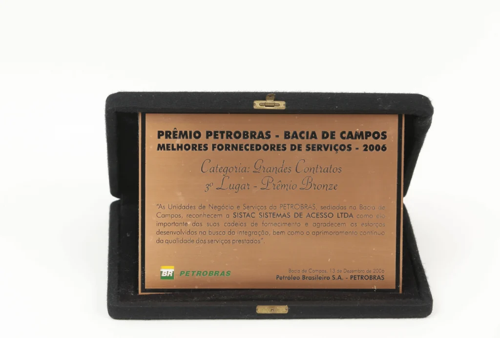 Prêmio Petrobras Bacia de Campos – Melhores Fornecedores de Serviço – 2006​